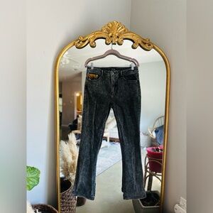 Driftwood Kelly faded black boot cut jeans size 30